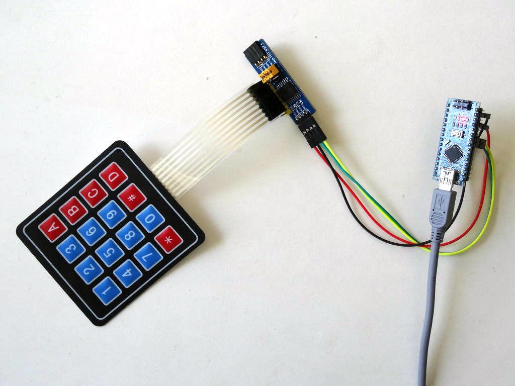 Hướng dẫn sử dụng module Keypad 4x4 với thư viện i2cKeypad