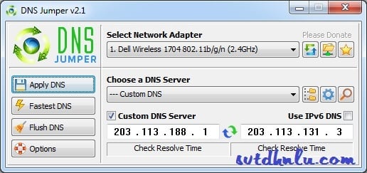 Download DNS Jumper v2.1 full moi nhat