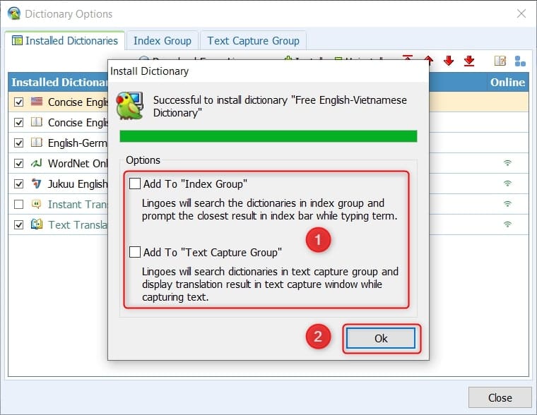 Hướng dẫn Add Dictionary vào Lingoes mới nhất 03