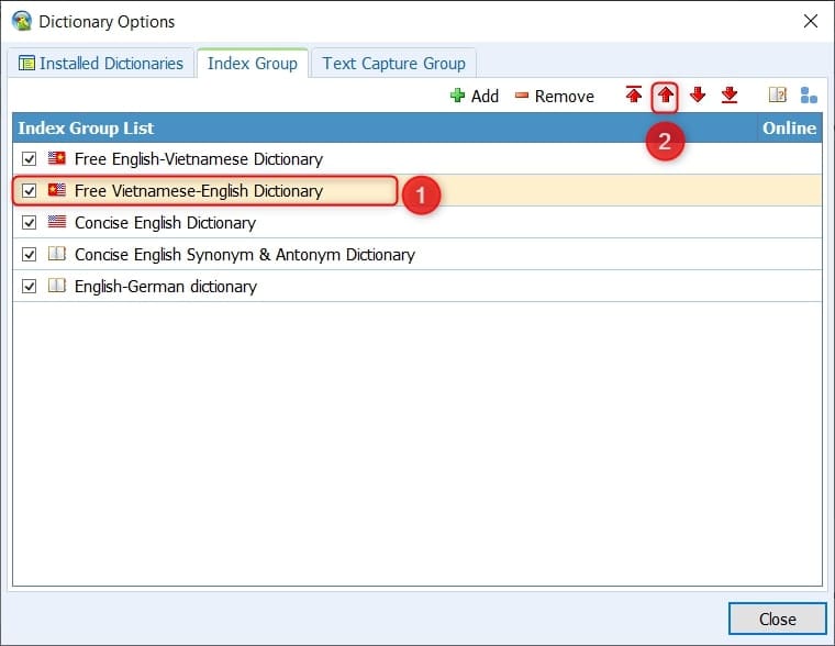 Hướng dẫn Add Dictionary vào Lingoes mới nhất 04